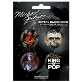 Michael Jackson - Button Set King Of Pop 