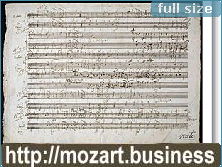 Sheet Music By Mozart Six Contre Danses Gicl�e in limitierter Auflage