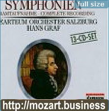Alle Sinfonien Wolfgang Amadeus Mozarts auf 13 Audio CDs
