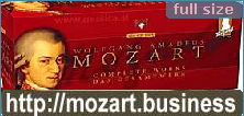 Gesamtwerk von Wolfgang Amade Mozart