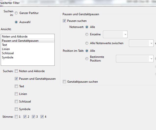 Pausen 2.Stimme