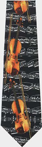 Krawatte Geige / Violine