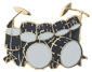 Anstecknadel Schlagzeug (Double Bass Drum Set)