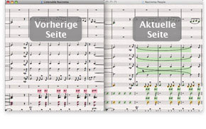 Mit der Versionen-Funktion k�nnen Sie die �nderungen an Ihrer Partitur nachverfolgen, �ltere Fassungen davon anschauen und die seitdem erfolgten �nderungen sehen
