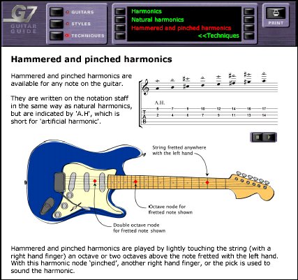 Guitar Guide von Sibelius G7