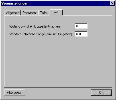 Voreinstellungen  VivaldiStudio Notendruck-Software (Begleiter (PlayAlong - Plus Gold) 
