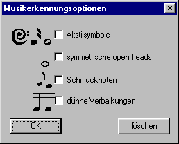 VivaldiScan - erkennt auch alte Notensymbole, Vorschlagnoten und  andere...