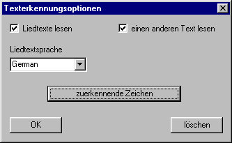 VivaldiScan - erkennt auch Texte und Liedtexte