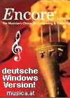 Noten schreiben mit Encore Notation