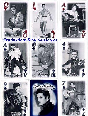 Kartenspiel 52 Blatt und 2 Joker mit tollen Fotos des King Elvis Aaron Presley
