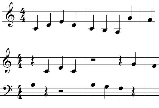 MusicTime Notenzeilen teilen