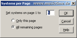 MusicTime: Notensysteme pro Seite