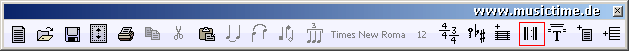 Das Dialogfeld Barline-Types erreichen Sie auch über die Toolbar (Werkzeugleiste)