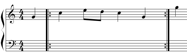 Wiederholungen im Musikprogramm MusicTime einstellen