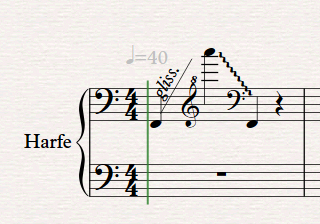 Harfen-Glissando