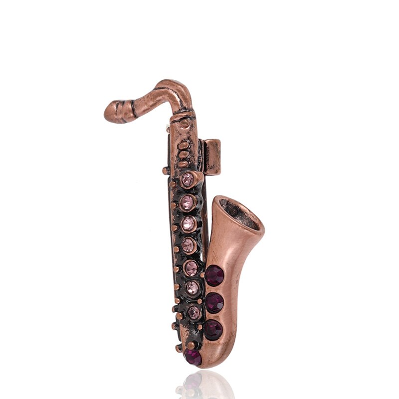 Saxofon  Brosche