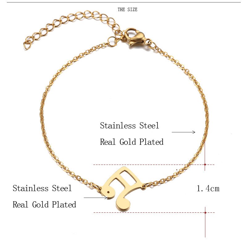 Notenarmband gold oder silber - Image 6