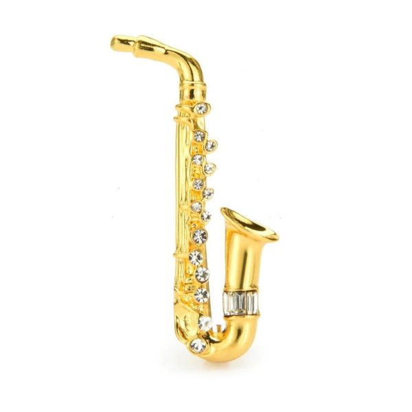 Saxofon Brosche