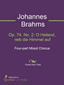 Op. 74, No. 2: O Heiland, reib die Himmel auf