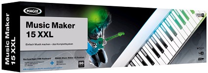 MAGIX Music Maker 15 XXL - MAGIX Music Maker 15 Premium inklusive USB-Keyboard!