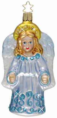 Wachsamer Schutzengel in blau