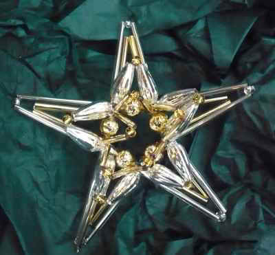 Gablonzer Christbaumschmuck " Stern"