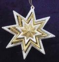 Anhänger Stern Silber/Gold